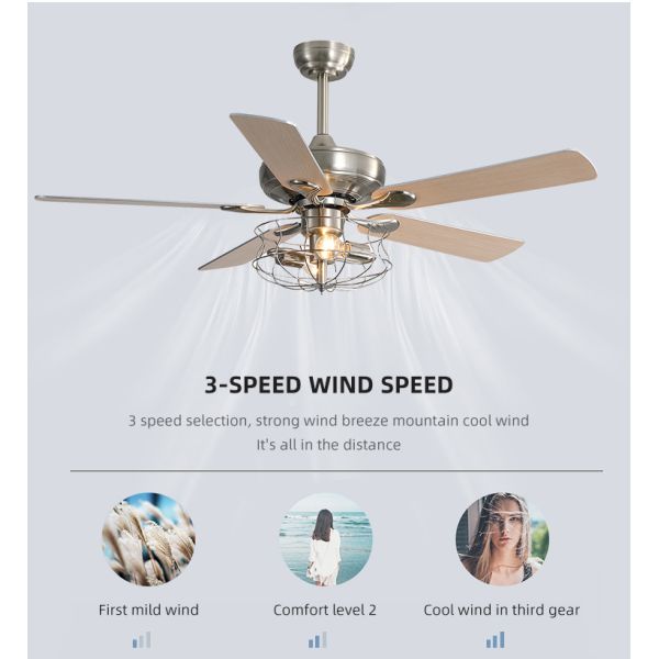 2000 Lumen Crystal Ceiling Light Fan With Remote