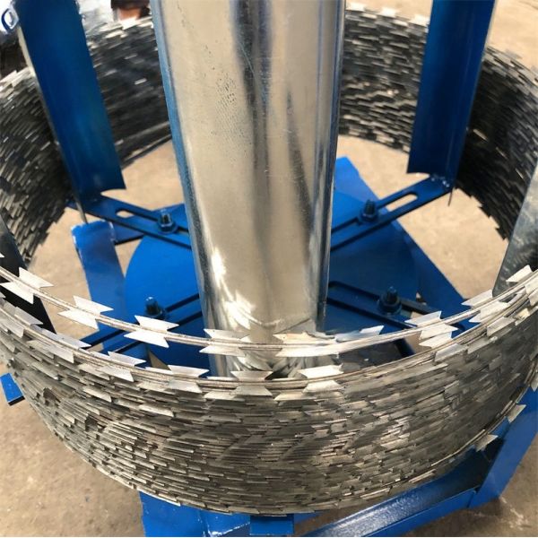 High Output Razor Barbed Wire Mesh Making Machine Automatic
