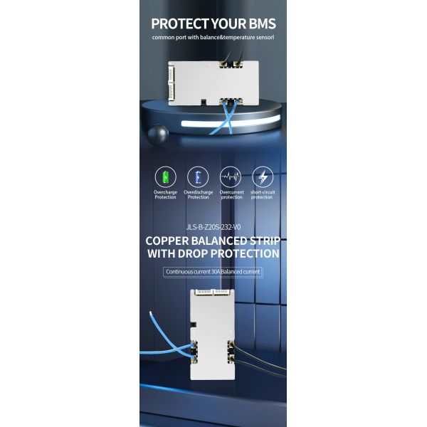 Lifepo4 Battery BMS For E-Bike 3.2v 9S-13S 30A-90A Battery Management System