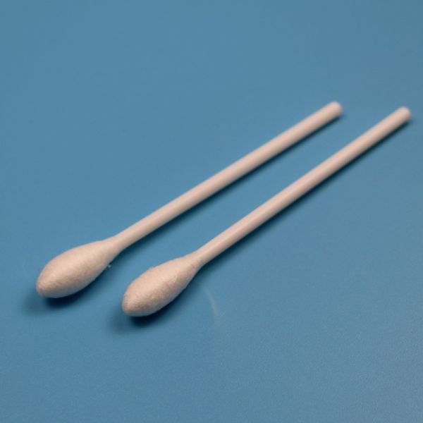 Disposable White PP Stick 10mm Big Round Head Cotton Bud Medical Cotton Swab Applicator