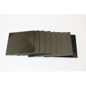 China 3MM Glossy Plain Surface Carbon Fiber Sheet on sale