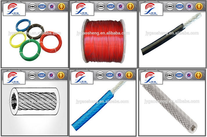 2mm-10mm Wire Gauge Steel PVC Coated Wire Rope For Tents AISI