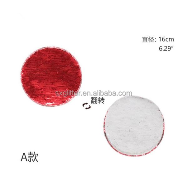 Other Holiday Supplies Custom PET Mirror Sequin Patches for Women's Dresses