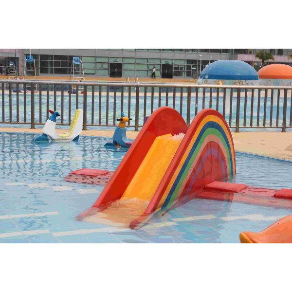 Small Rainbow Bridge Slide, Children Water Park Slide of Small Waterpark for Kids