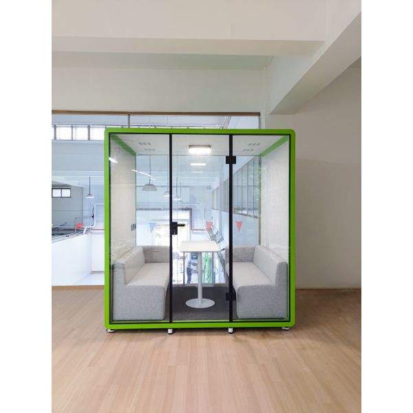 4-6 Person 2210*2188*2288mm Confidential Office Pod Acoustic Meeting Pods For Business 100-240V