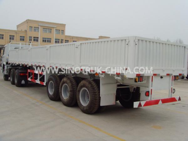 Quality Dropside Lightweight Heavy Duty Semi Trailers With Waterproof Cover And Slider Roof for sale