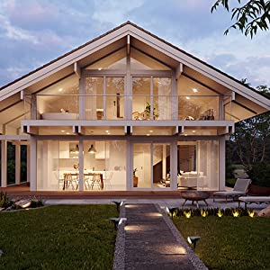 IP55 1.5W Outdoor Solar Landscape Spotlights , 200LM Solar Outside Security Lights