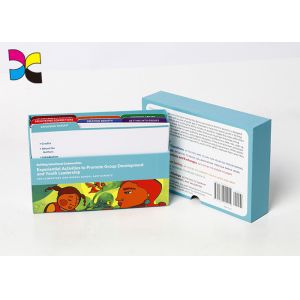 Cheap Toothpaste Structure Card Printing Services Set Full Colors Custom Lamination wholesale