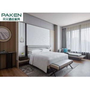 Marriott International Hotel Group Ash Wood Veneer Furniture Simplified Design