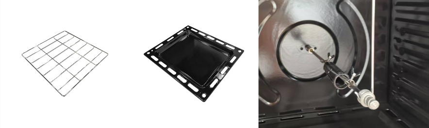 Glass Cover Freestanding Oven And Cooktop Customization 20 Inch 500mm