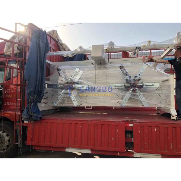 Schnider Electrical Components Automatic Plastic Tuber Rewinder Machine For PE HDPE Corrugated Pipe Coiling Range 1600-3200mm