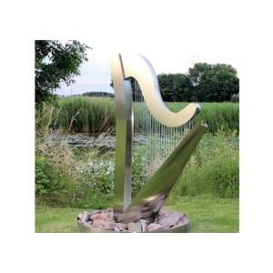 China Garden Rain Curtain Waterfall Stainless Steel Water Fountain on sale