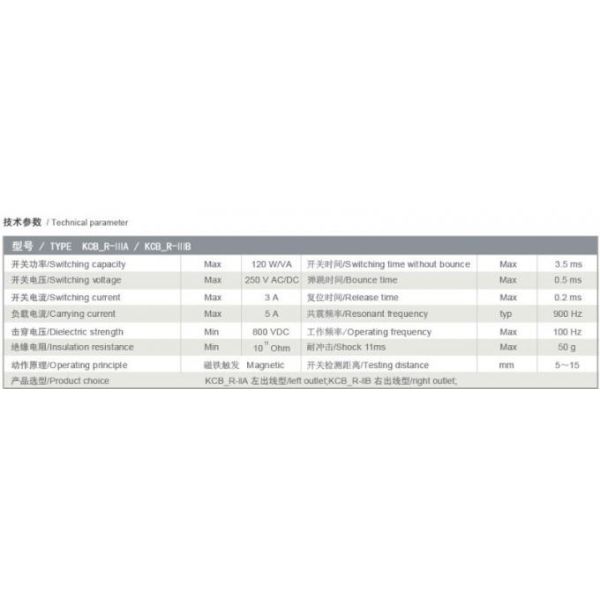 KCB_R-III elevator door limit switch/elevator door lock