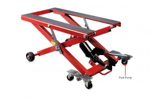 China Scissor Lift 1100LBS Hydraulic Motorcycle Lift Bench on sale