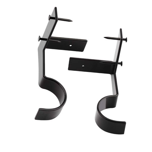 Double Curtain Rod Holders Brackets for Window Bedroom Home Decoration Party Occasion