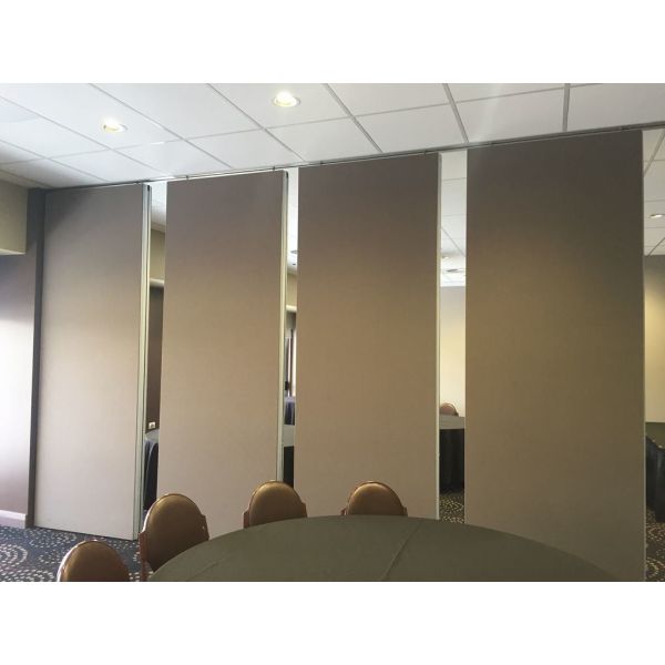 Aluminium Frame Acoustic Folding Partition Doors / Movable Partition Wall Board For Hotel