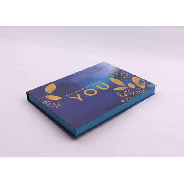 Customizable Decorative Magnetic Lid Box Packaging With Printing Card Paper Inlay