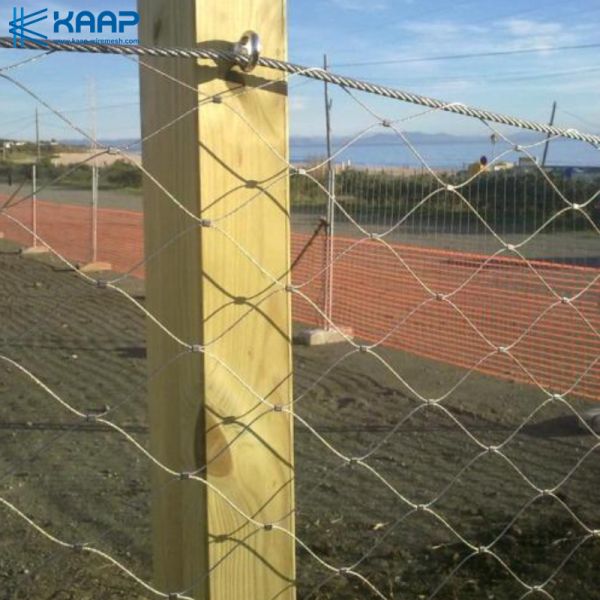 30 x 30mm 10m/Roll stainless steel rope mesh Protecting Zoo Fence