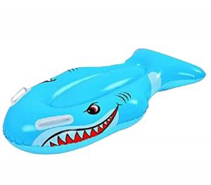 China Hot sale blue color Inflatable Shark Swiming Pool Floating Toy and Gaint floating advertising inflatable shark shaped on sale