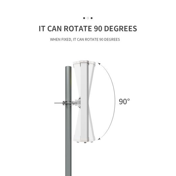 4G LTE Base Station Antenna 2300MHz for External Panel Communication in Greg Color