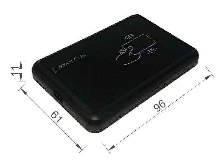 Desktop Single Chip Control Magnetic RFID Card Reader Writer Module