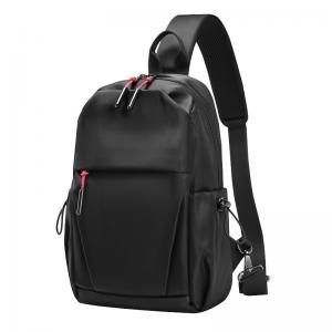 Cheap Fashionable Mens Tactical Shoulder Bags Mens Black Sling Bag Multi Compartment wholesale