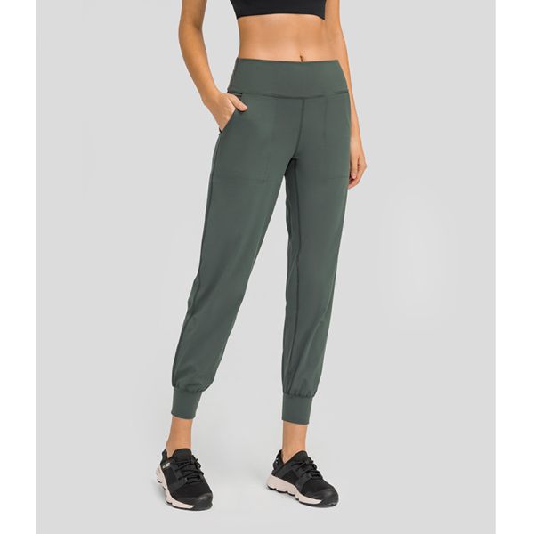 Side Pocket Women's Loose Jogger Pants Athletic Breathable Running Sweatpants