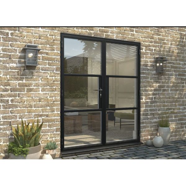 Aluminum Casement Doors In Contemporary Modern Style For 1.4mm Wall Thickness