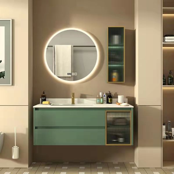Factory Manufacturer Waterproof 42" Bath Vanity modern Bathroom Cabinet OEM
