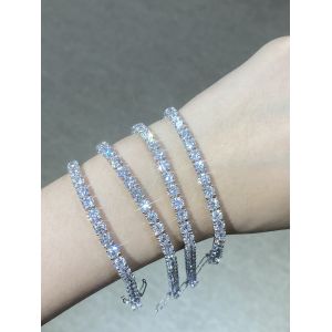 Cheap Synthetic Lab Grown Diamond Bracelet Custom Jewelry Tennis Bracelet wholesale