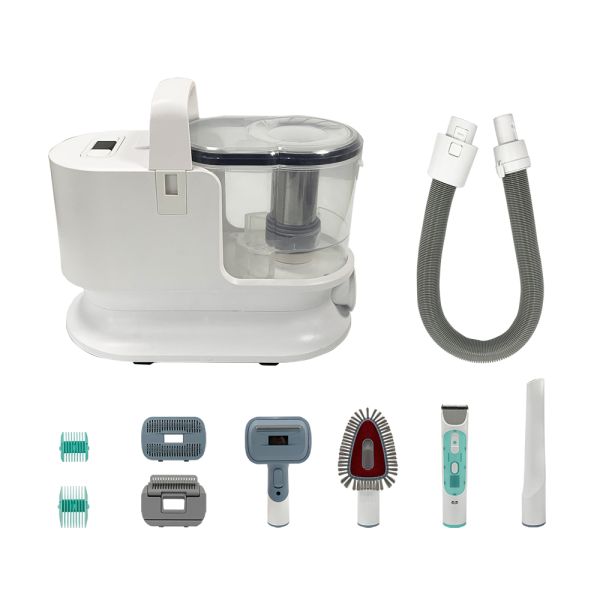 6 in 1 Pets Cleaning Brush Pet Grooming Vacuum Cleaner 110-240V Voltage 10KPa Suction