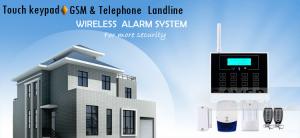 Cheap GSM &PSTN Telephone Landline Touch Screen Wireless Home Alarm Systems wholesale
