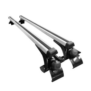 Universal Lockable Crossbar For Luggage Roof Rack Black Metal