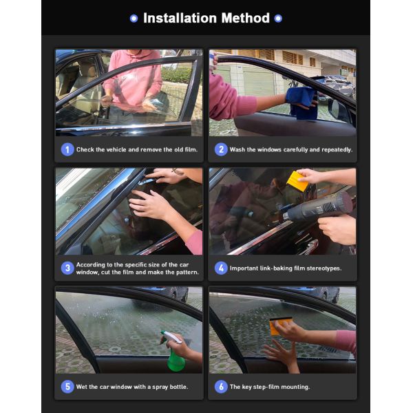 Decorative Solar Film Anti Glare Red Color CR-8065 Chameleon Car Window Film Tint Rainbow