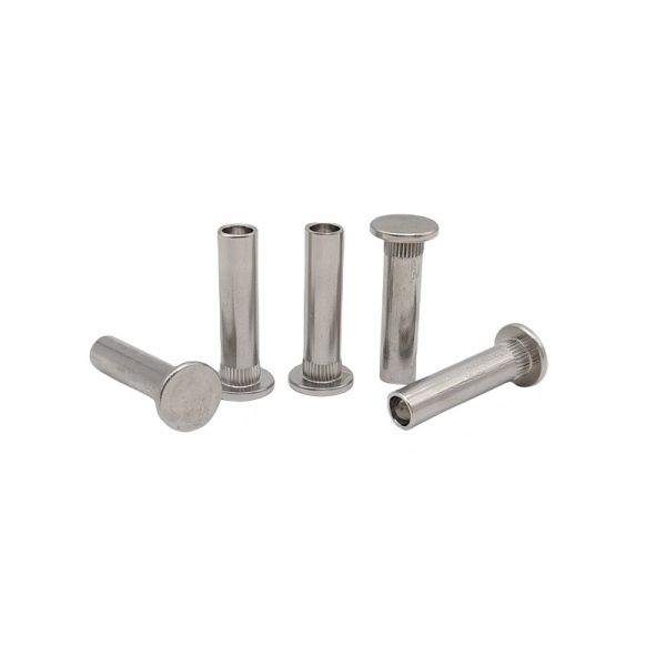 Customized Flat Head Semi-Hollow Rivet Stainless Steel Hollow Rivet Non-Standard Special-Shaped Parts.