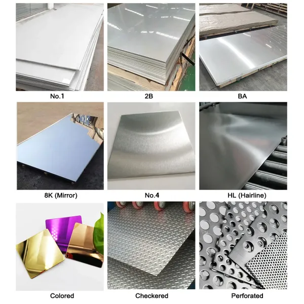 China Factory Ss Plate ASTM 201 304 316 316L 410 420 430 Hot Cold Rolled No. 1 2b Ba No. 4 Hl Brushed Mirror Polished Stainless Steel Sheet