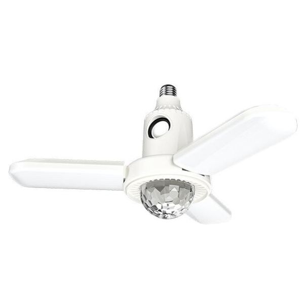 Folding Smart Music Lamp Colorful 40W 50W 4 5 Leave Fan Shaped