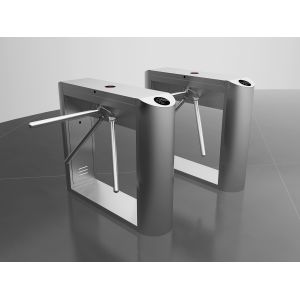 Mechanism Tripod Pedestrian Turnstile Gate With Hydraulic Rod Access Control