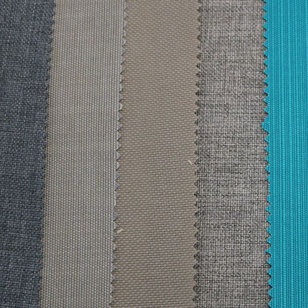600D Olefin Outdoor Sofa Cushion Fabric 100% Polypropylene Waterproof Linen Style Olefin Fabric