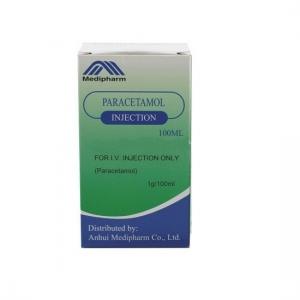 Cheap Paracetamol Injection 1G/100ML, sterile Solution for Infusion, GMP Medicine BP/CP/USP Standrad wholesale