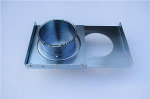 China Galvanized Steel Air Conditioning Duct Dampers 4 Inch Dust Collector Blast Gate on sale