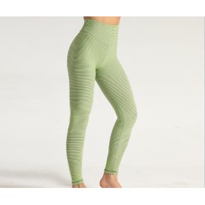 China Moisture Wicking High Waist Tight Yoga Pants Seamless Sportswear on sale