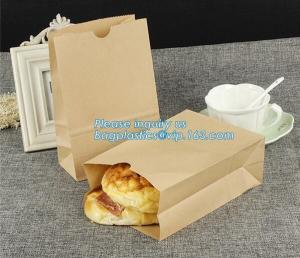 Cheap China Suppliers Wholesales Customized Shopping Gift Printed Craft Bread Packaging Paper Bag With Handle, bagplastics, ba wholesale
