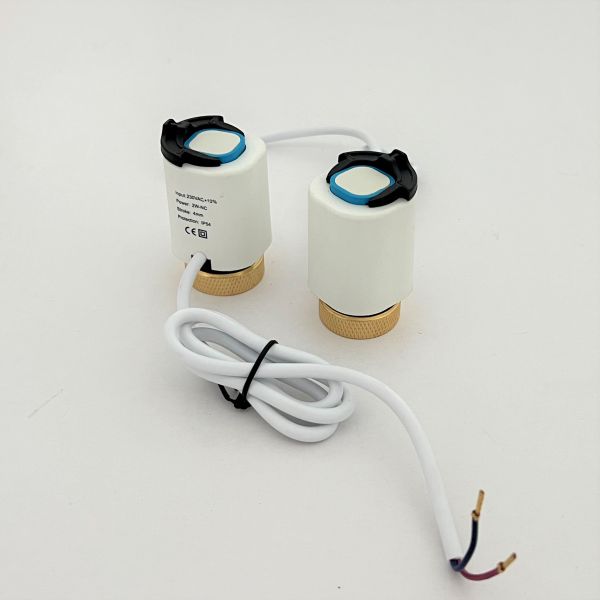 Underfloor Heating Actuator, 230V Electric Thermal Actuator Radiator for Underfloor Heating