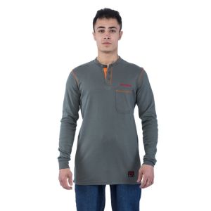 Cheap Men'S 7oz Cat2 Lightweight Fire Resistant Shirts Knit Cotton wholesale