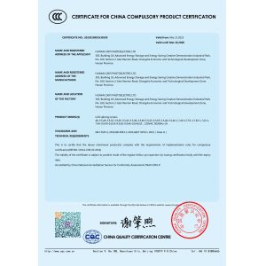Hunan Caiyi Photoelectric Technology Co., Ltd Certifications