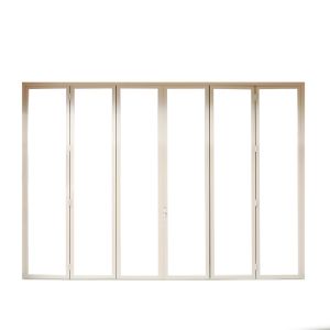 Cheap Fluorocarbon TOPSURE TS8306 Slim Frame Bifold Doors wholesale