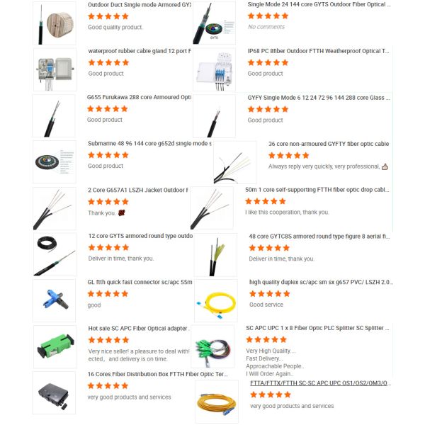 Telecom Communication G652D Outdoor Optical Fiber Cable GYTA/GYTS 2-288 Cores