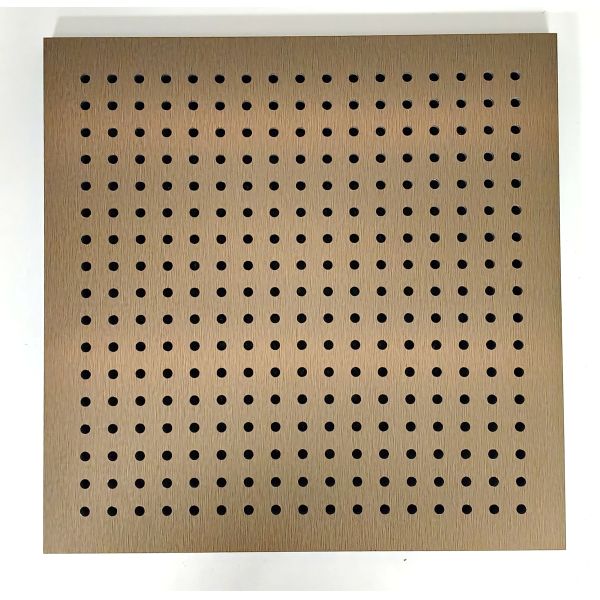 16/16/6mm Ceiling Formica Laminate Perforated Acoustic Panel Timber Soundproof Board