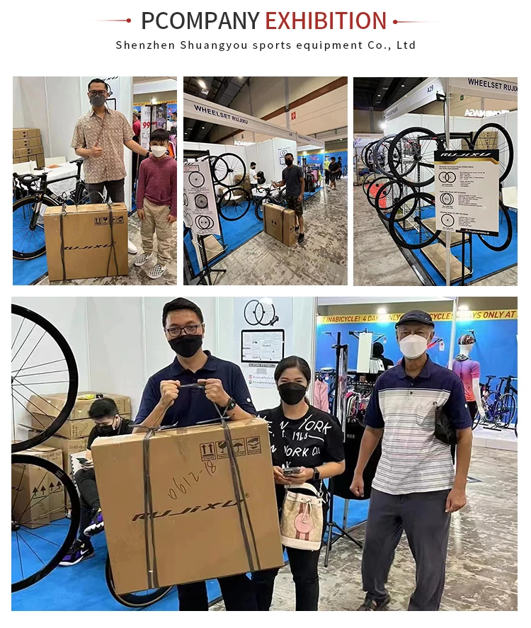 Professional RUJIXU 4550 Matte Carbon Fiber UD Tubular Road Racing Bike Wheels 1650g Center Lock Hub Disc Brake Wheelset